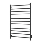 Warmlyyours Malta Towel Warmer, Black, Hardwired, 11 Bars TWS4-MLT11KH